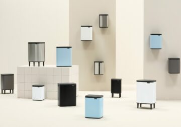 Brabantia presenta los cubos Bo y Bo Hi de 4, 7 y 12L, pequeños cubos con gran diseño ideales para el baño