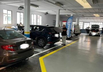 Allianz organiza un «drive in» para agilizar los siniestros generados por las tormentas