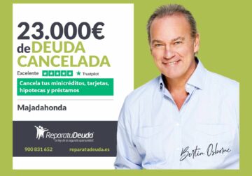 Repara tu Deuda Abogados cancela 23.000€ en Majadahonda (Madrid) gracias a la Ley de Segunda Oportunidad