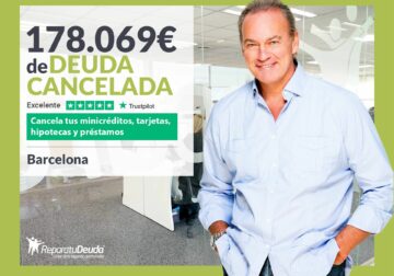 Repara tu Deuda Abogados cancela 178.069€ en Barcelona (Catalunya) con la Ley de Segunda Oportunidad