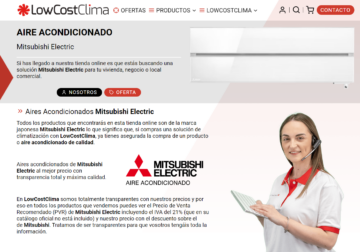 LowCostClima renueva su web y lanza descuentos por Black Friday