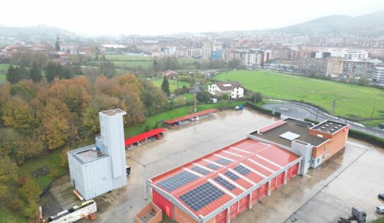 Bikote Solar instala paneles solares en los parques de bomberos de Bizkaia