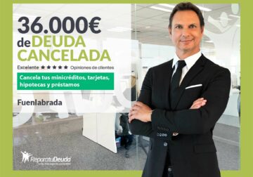 Repara tu Deuda Abogados cancela 36.000 euros en Fuenlabrada (Madrid) con la Ley de la Segunda Oportunidad
