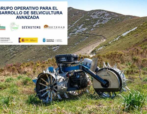 Un robot de desbroce autónomo facilitará la gestión del territorio rural en zonas de difícil acceso